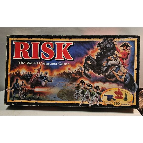 Vintage 1993 RISK Board Game The World Conquest Game Parker Brothers - Picture 1 of 15